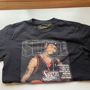 Mitchell & Ness Black Graphic SLAM Cover Tee